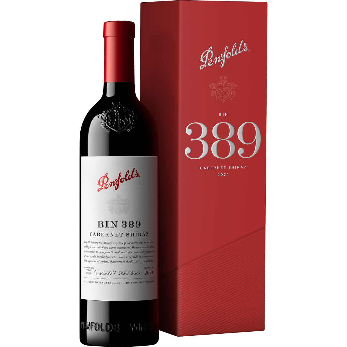 2021 Bin 389 Cabernet Shiraz with Gift Box