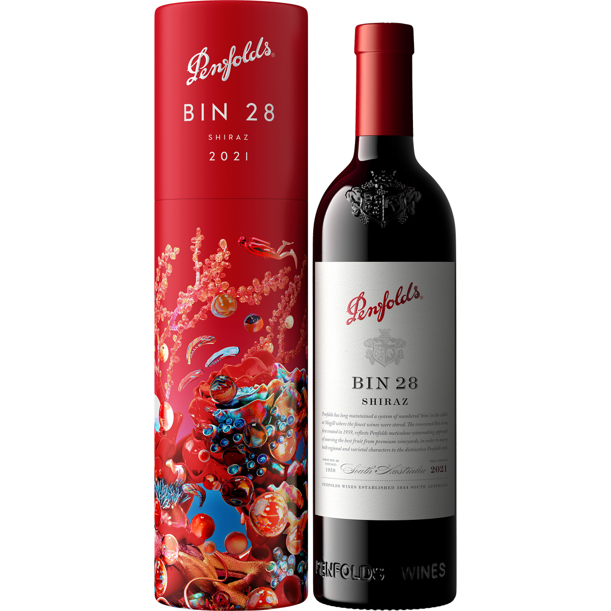 2021 Bin 28 Shiraz Gift Box Tube