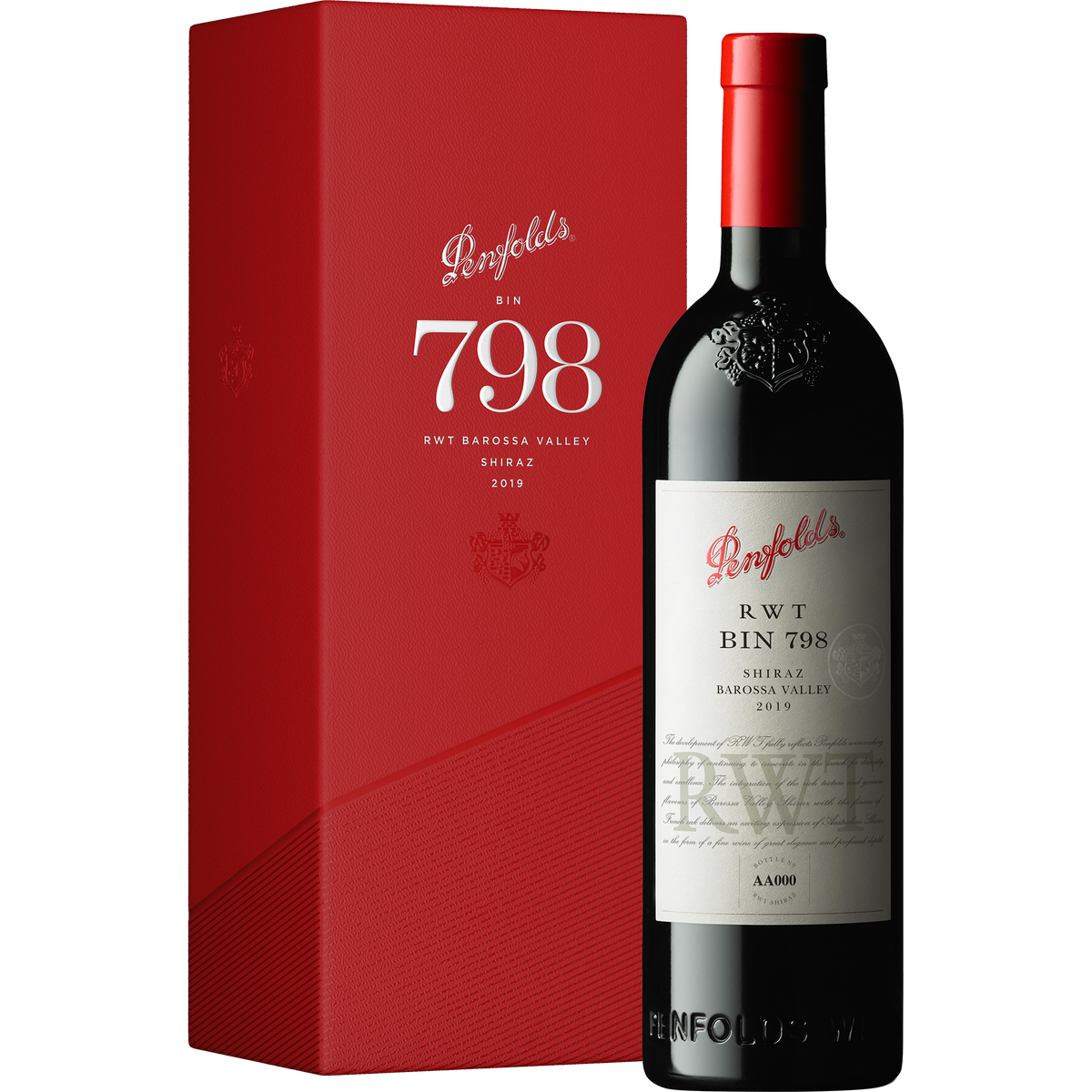 2019 RWT Bin 798 Shiraz with Gift Box